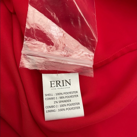 ERIN by Erin Featherston Red Dress. - Picture 4 of 4